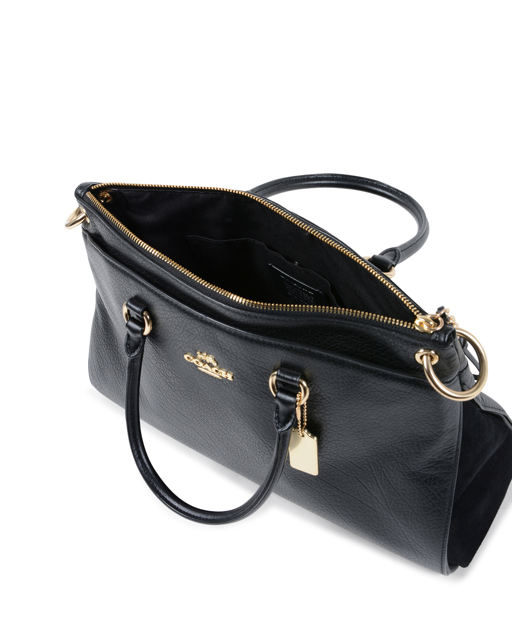Borsa a mano da donna Coach nera F78750 NERO