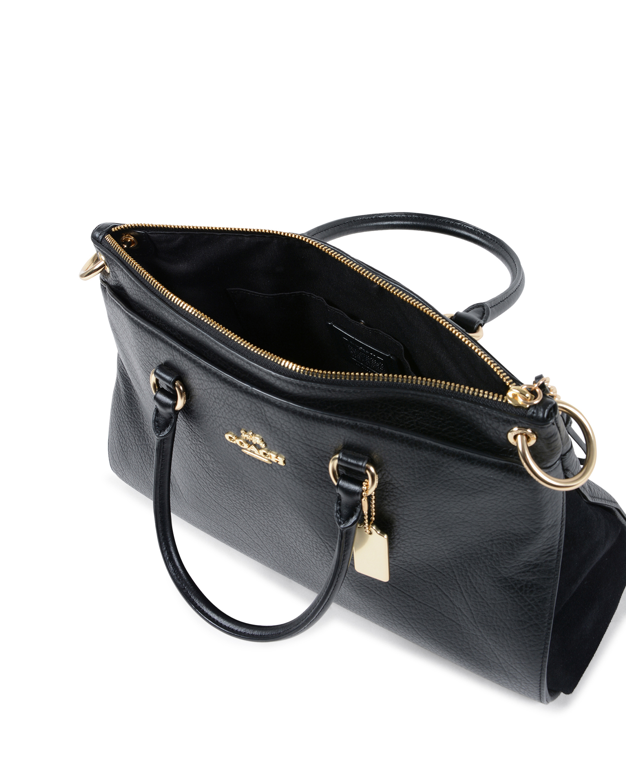 Borsa a mano da donna Coach nera F78750 NERO