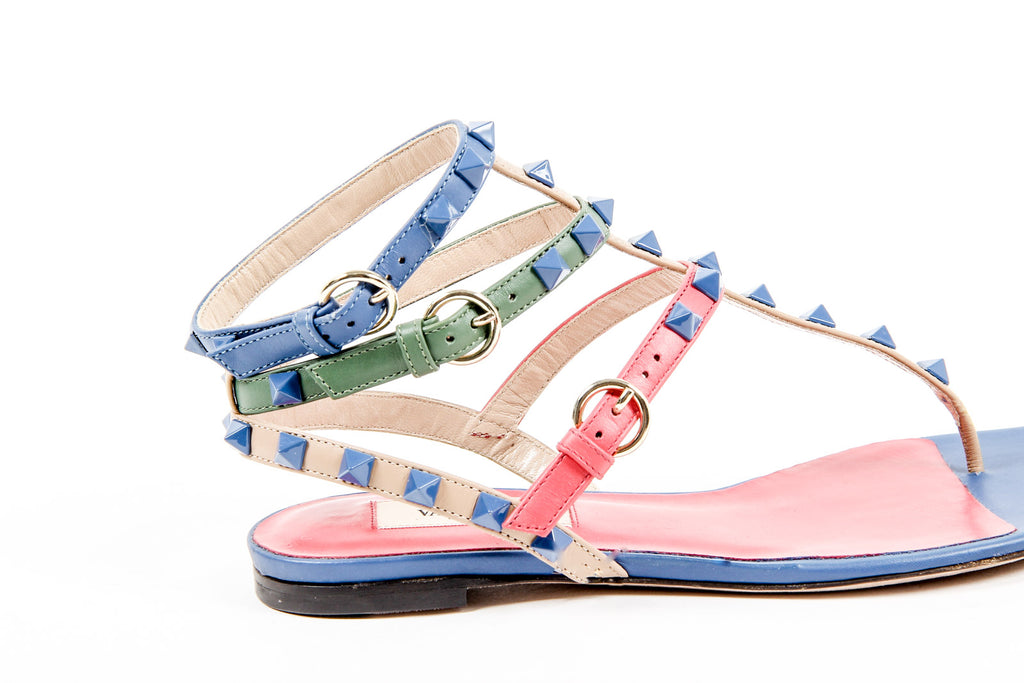 Sandalo piatto con cinturino alla caviglia da donna Valentino KW2S0812 VHE S64