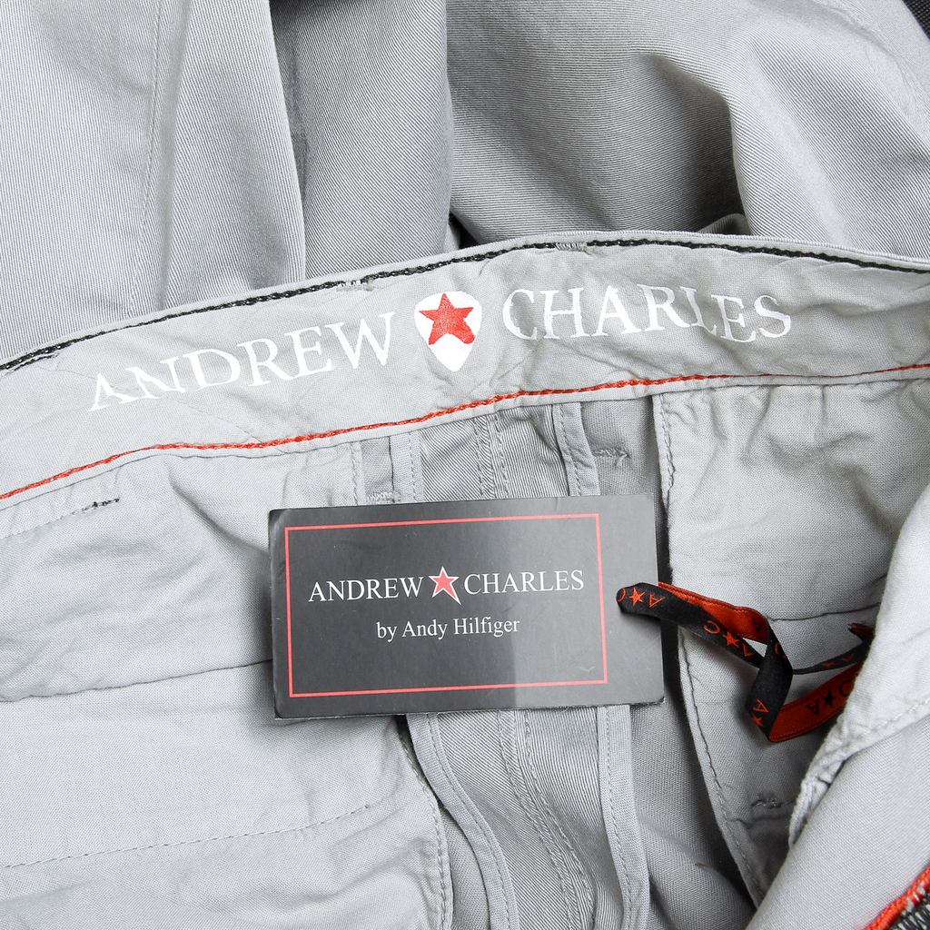 Pantaloni da uomo Andrew Charles grigio chiaro AMARA