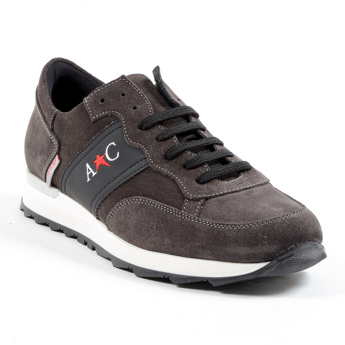 Andrew Charles Sneaker da uomo grigio scuro LENNY
