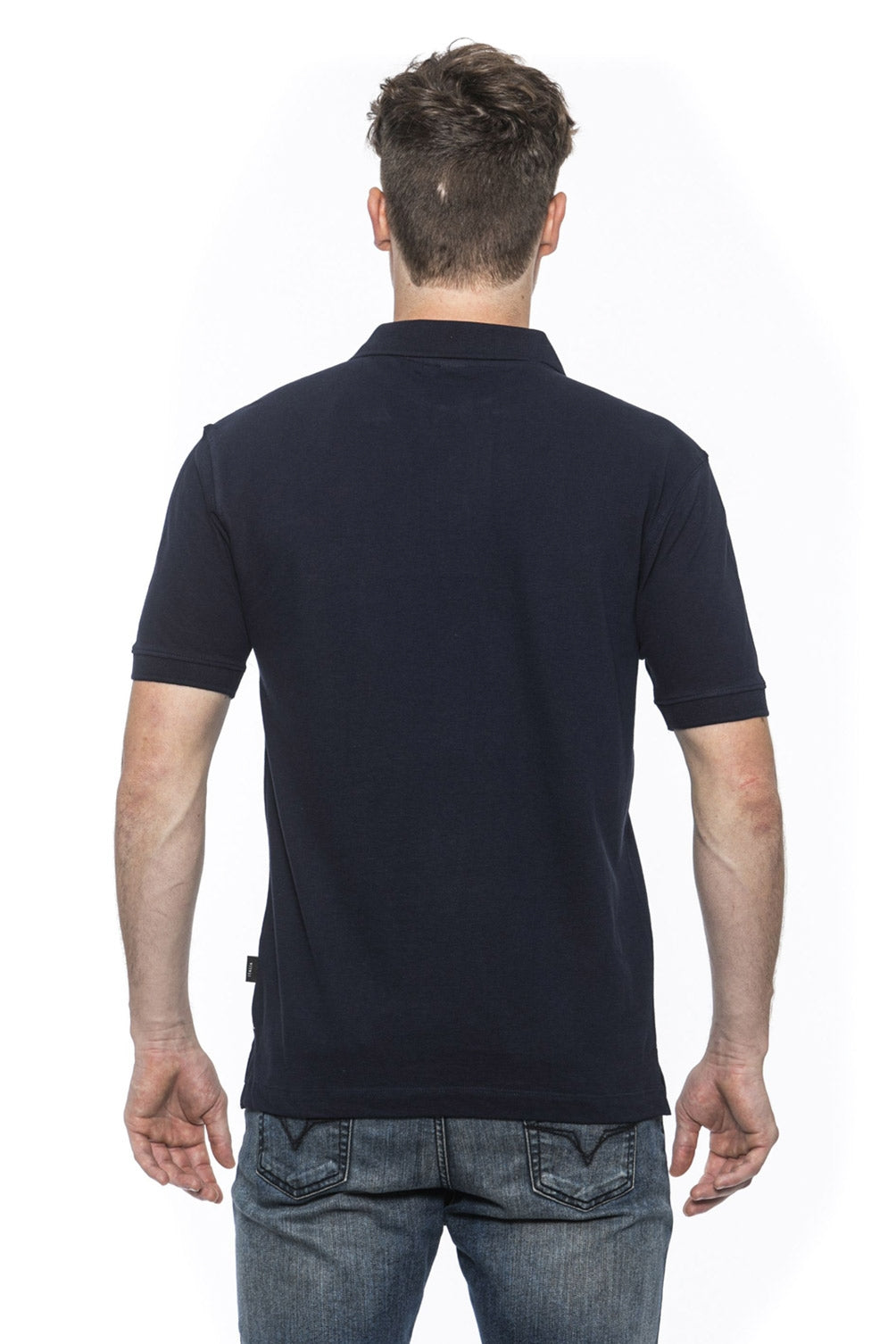 Polo Uomo 19V69 Italia Blu RICAMO BLU MARINO