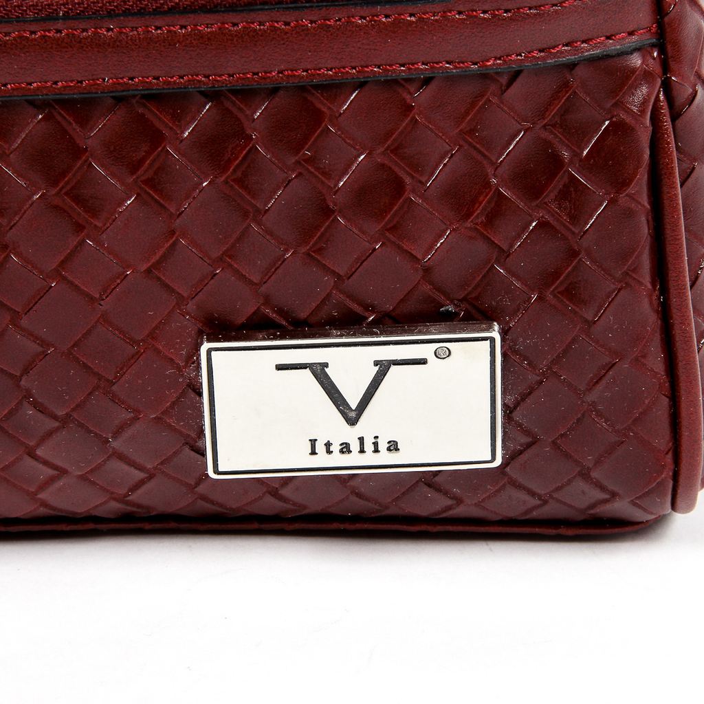 V 1969 Italia Borsa da uomo rosso scuro CURT