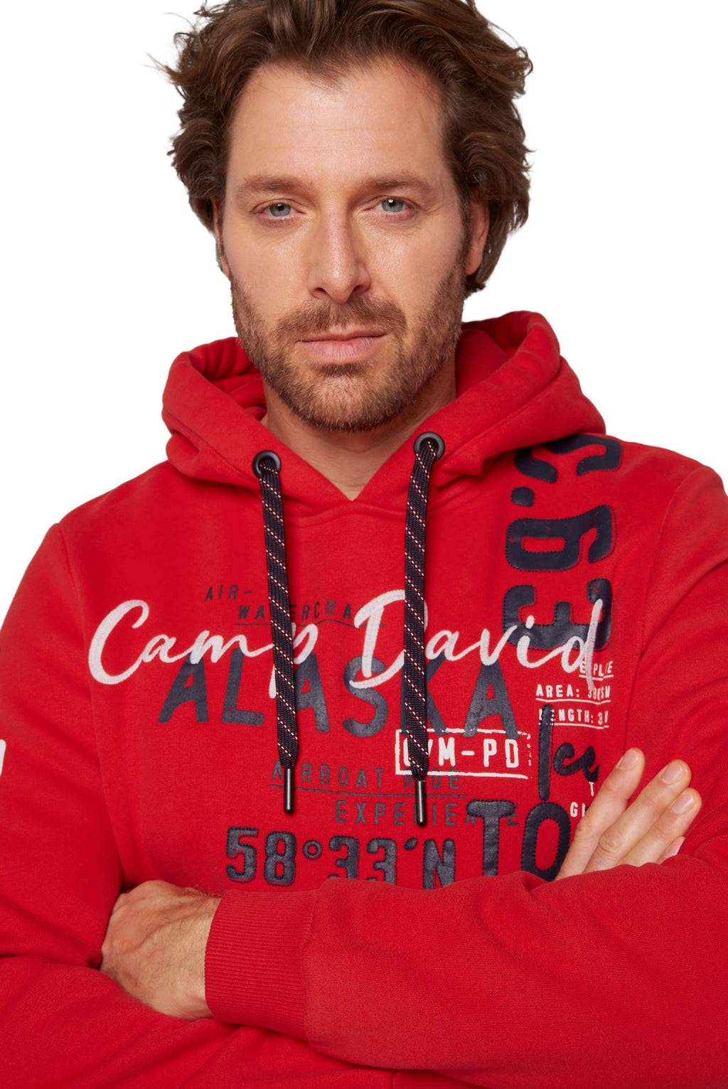Felpa con cappuccio da uomo Camp David