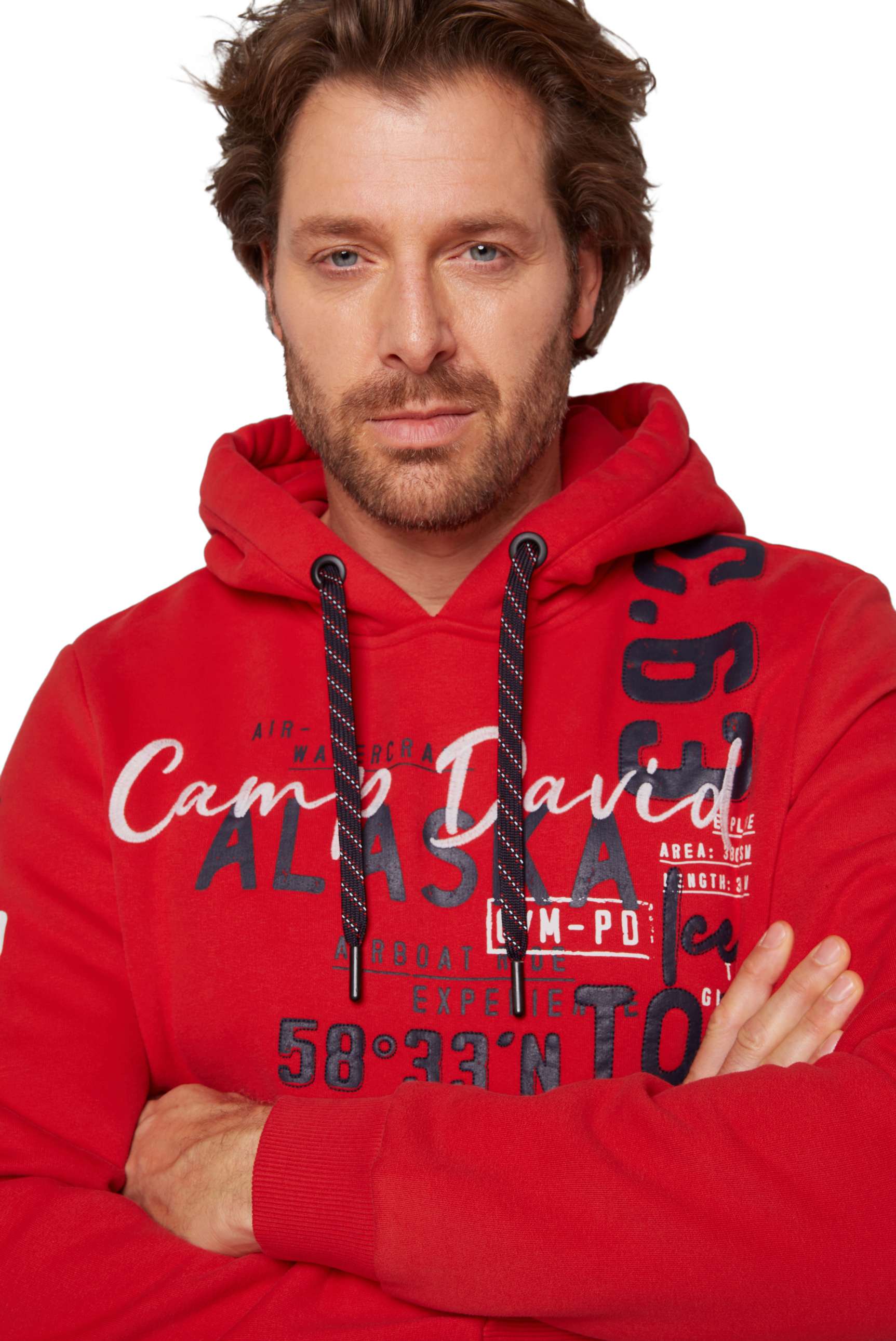 Felpa con cappuccio da uomo Camp David