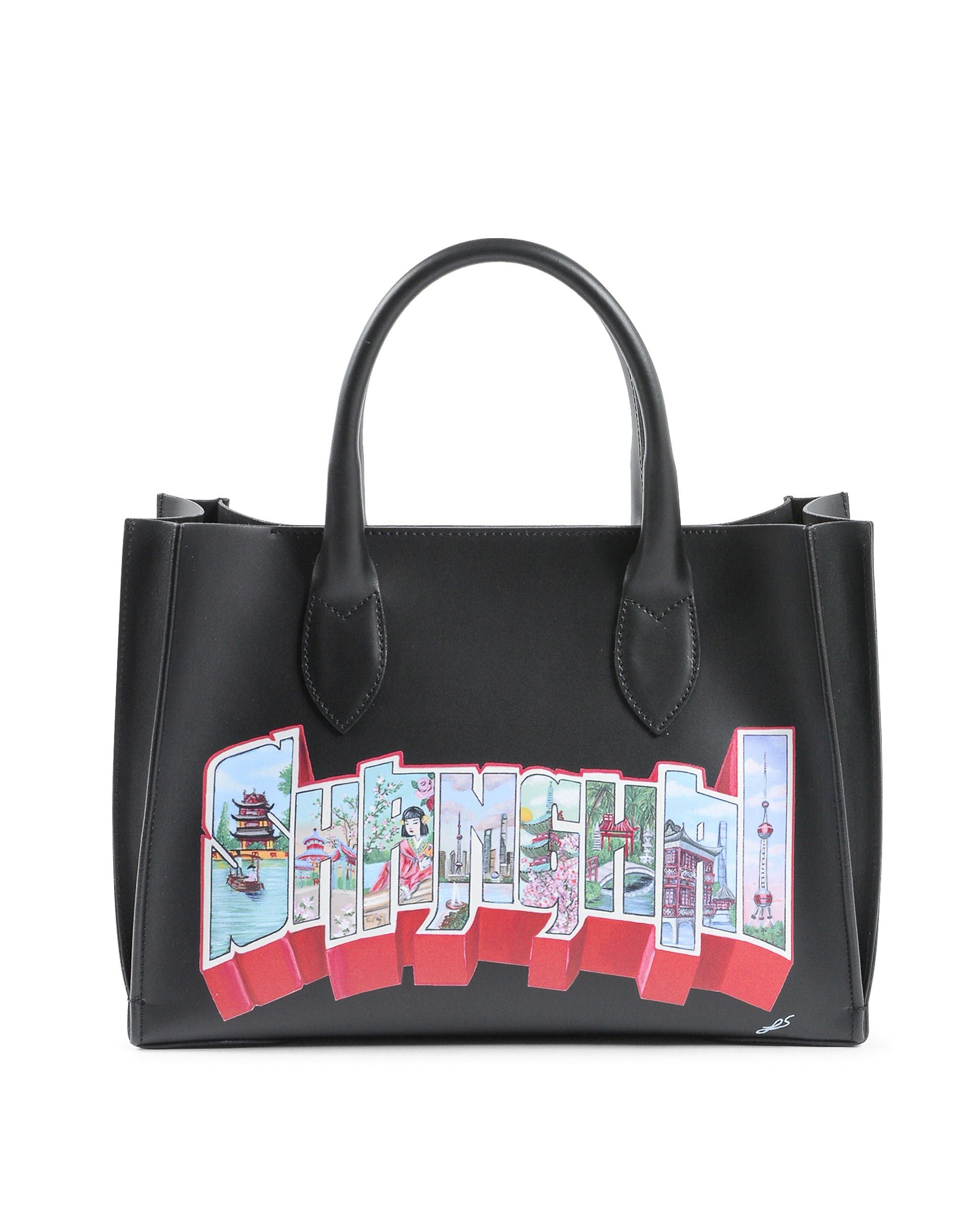 Borsa Shanghai Tote Media - Nera