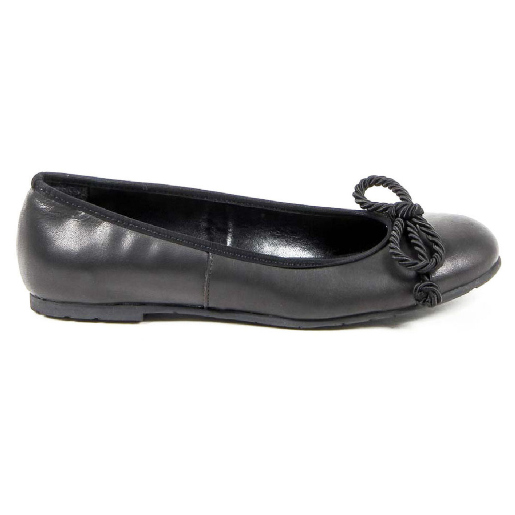 V 1969 Italia Ballerina da donna E08 NAPPA NERO CORDA
