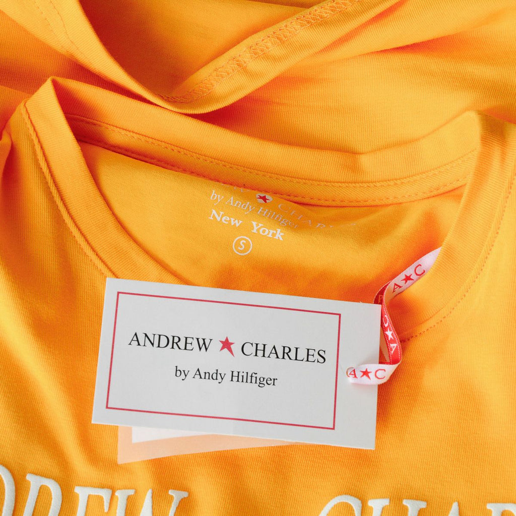 Andrew Charles By Andy Hilfiger T-shirt da donna TS501 03 1002 TARANA YELLOW S14