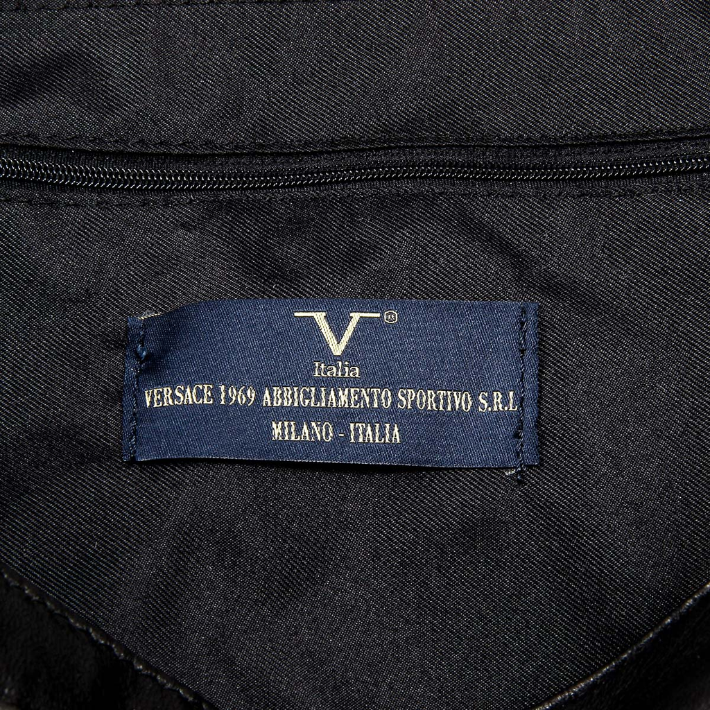 V 1969 Italia Borsa da uomo nera MOSCA