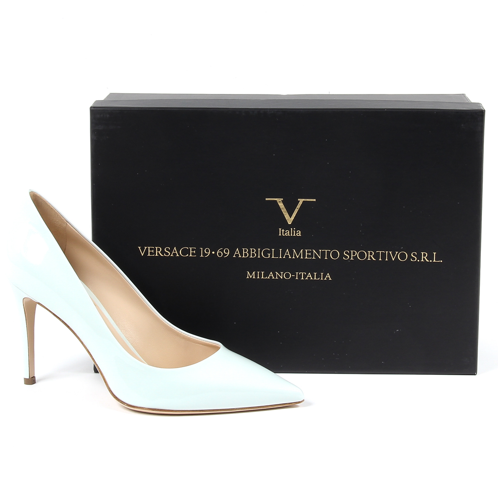 V 1969 Italia Donna Décolleté Azzurro Chiaro MINA