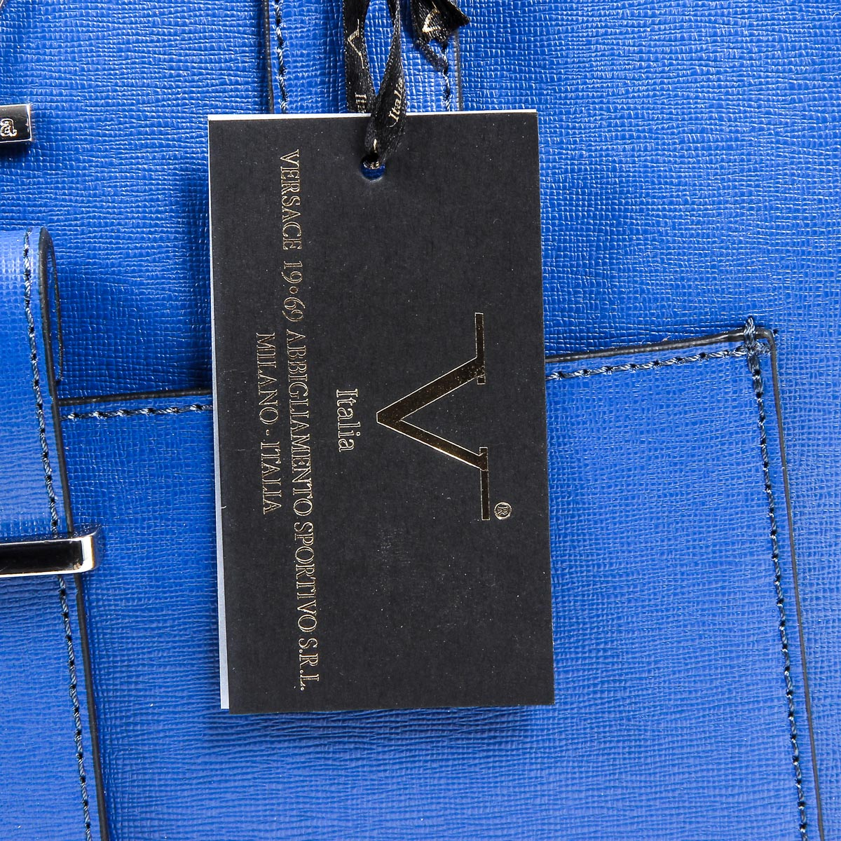 Borsa da donna V 1969 Italia V006-S SAFFIANO BLUETTE