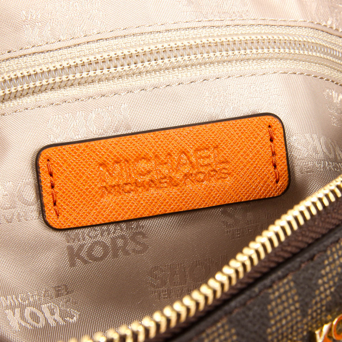 Borsa a mano da donna Michael Kors CIARA 35S7GC6M8B BROWN TANG