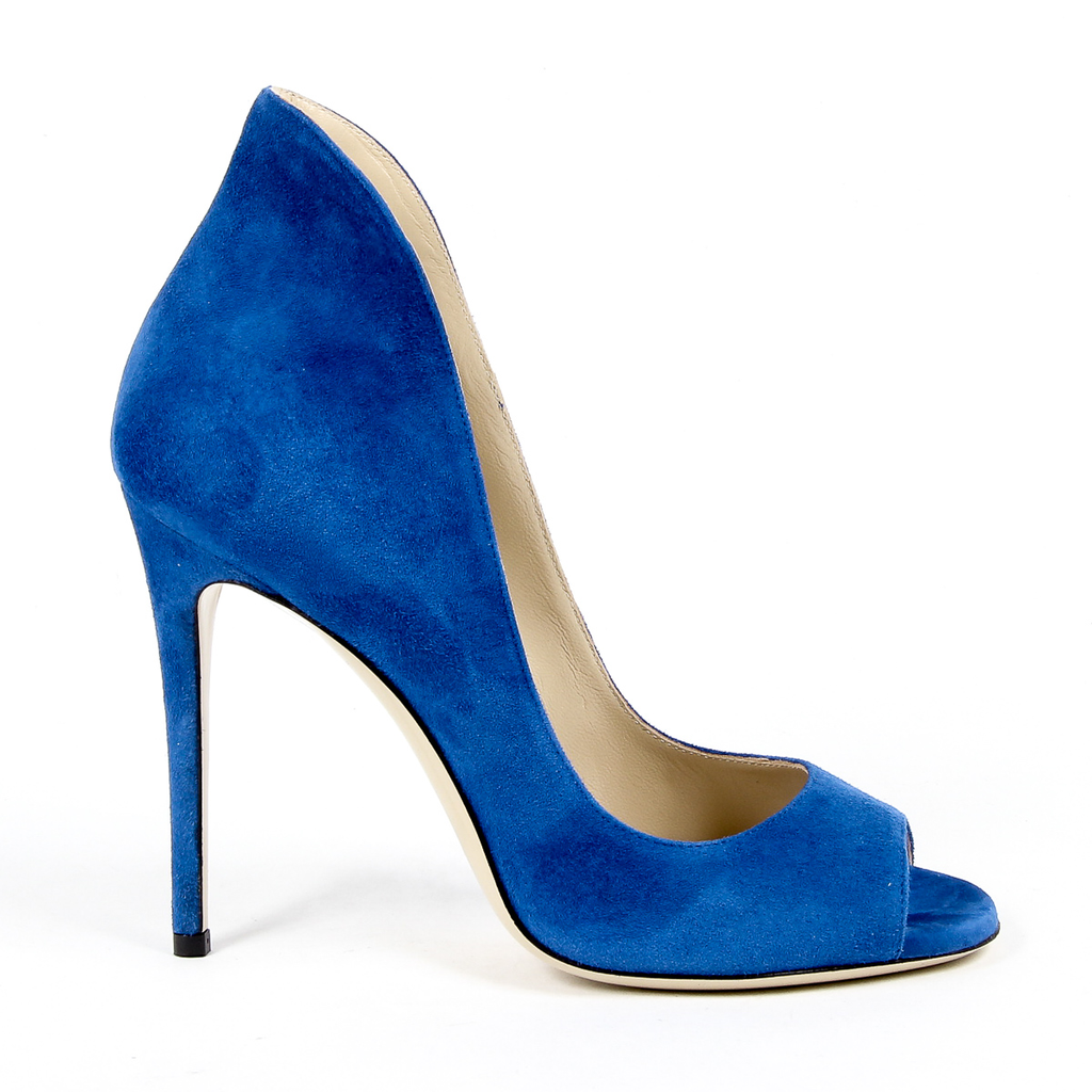 Andrew Charles - Décolleté da donna con punta aperta, blu DAFNE