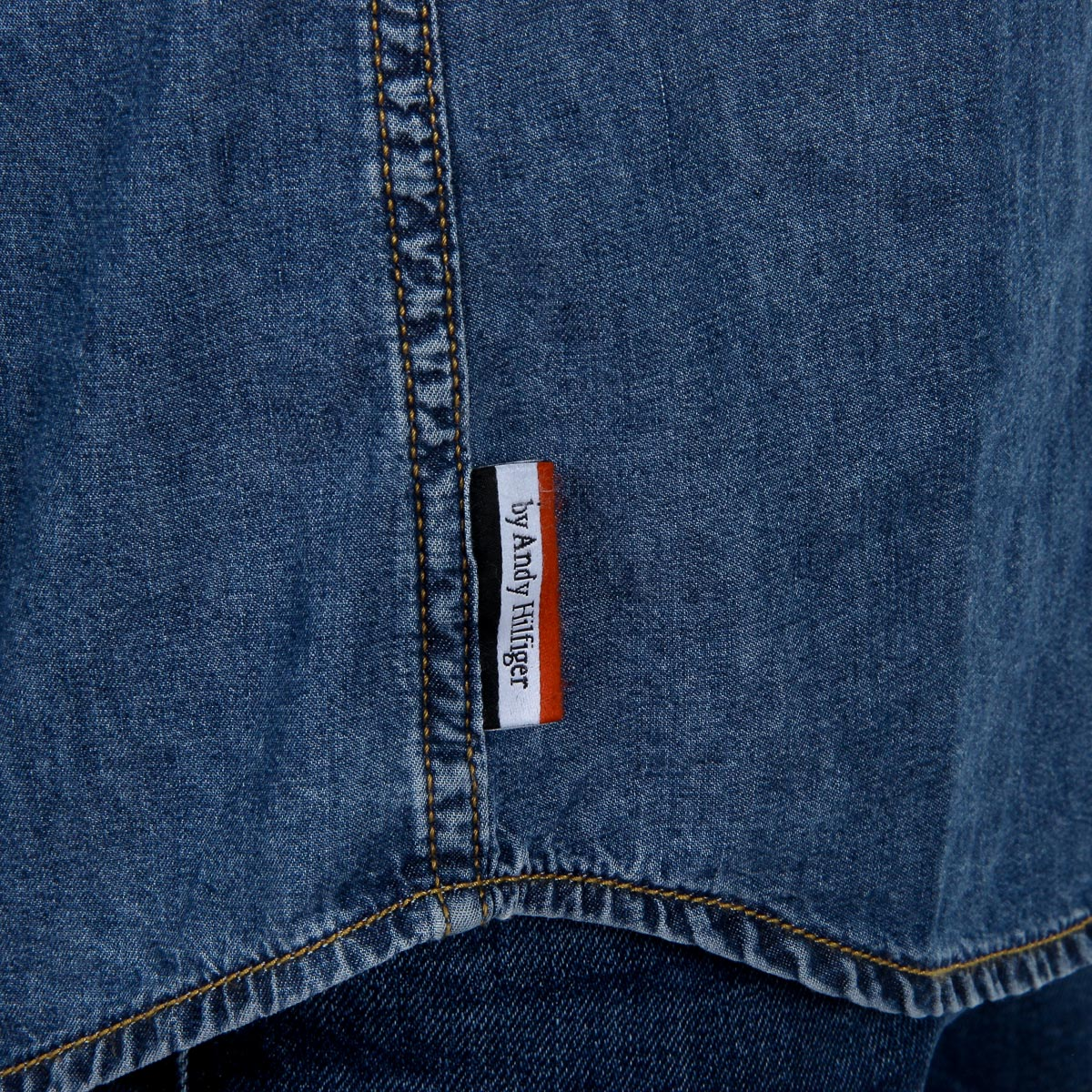 Camicia da uomo Andrew Charles a maniche lunghe in denim CAMILIA