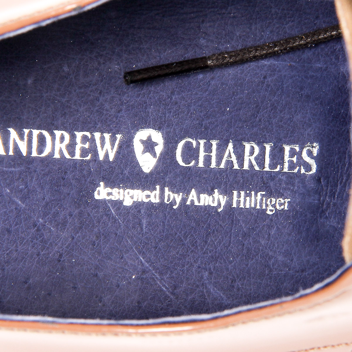 Andrew Charles Mens Brogue Oxford Shoe 911 ABRASIVATO CAMOSCIO COGNAC