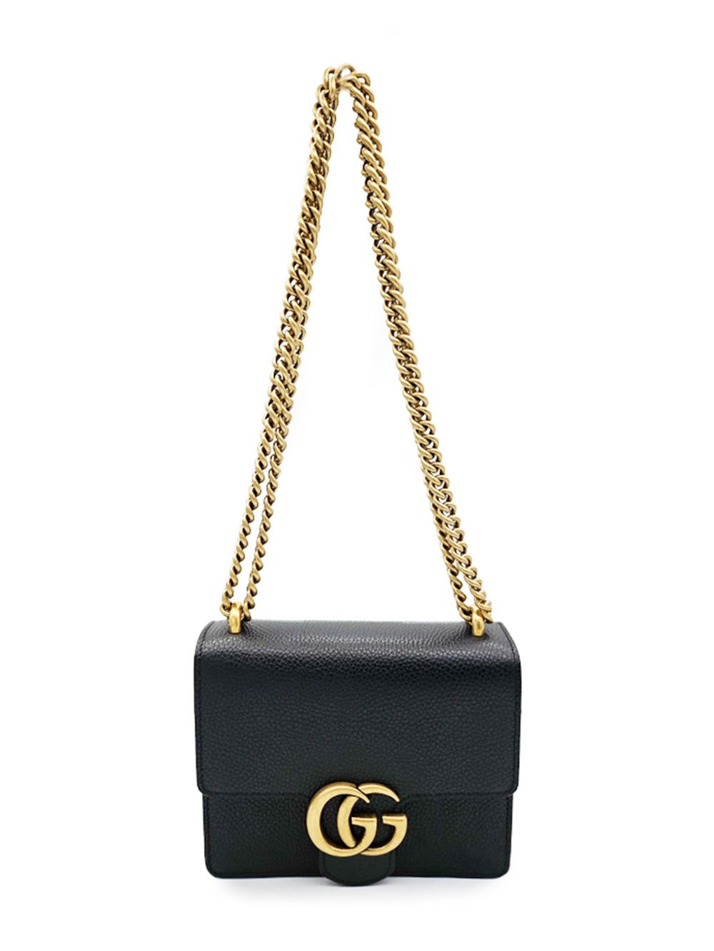 Borsa a tracolla in pelle GG Marmont
