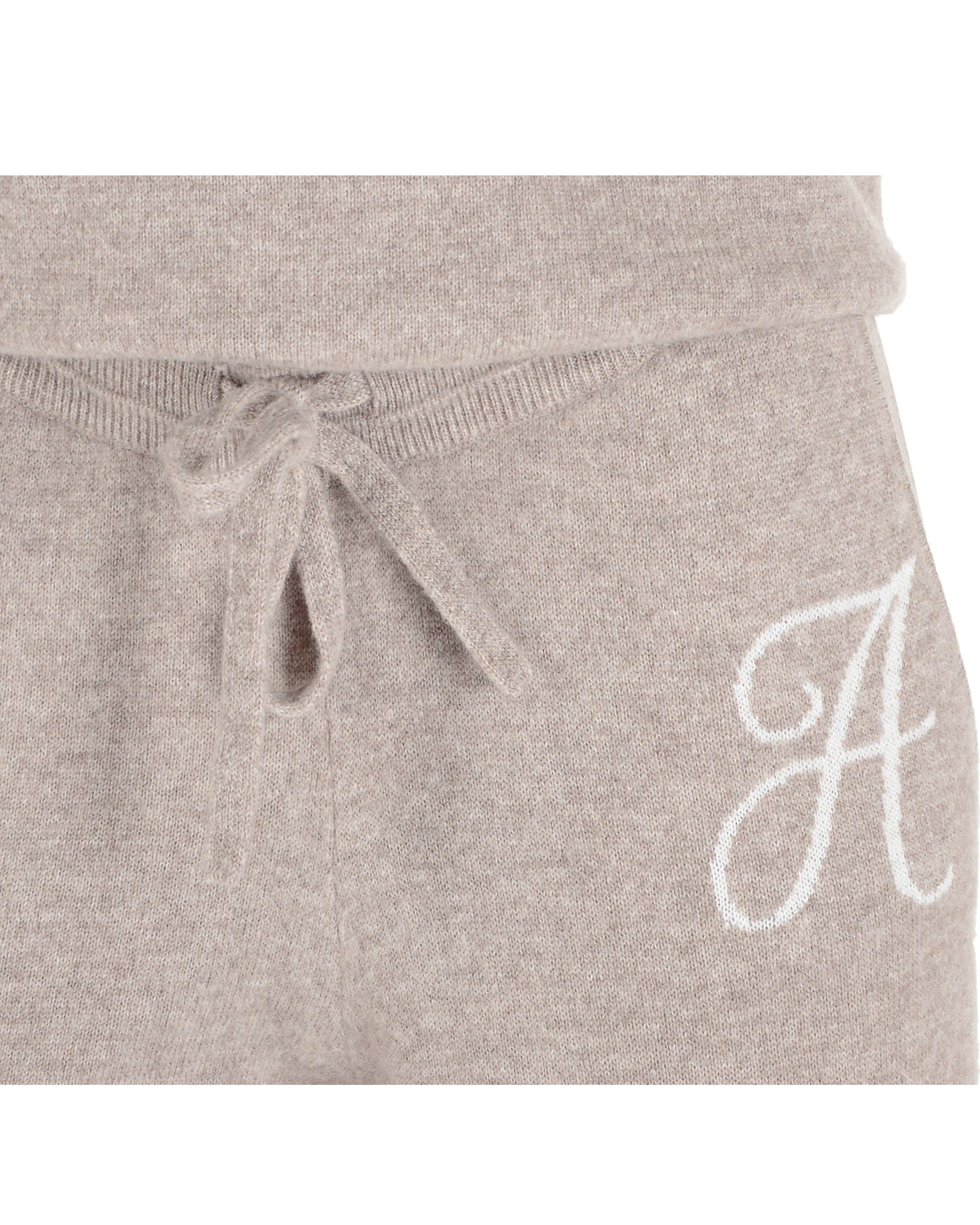Pantaloni da tuta in cashmere - Cammello