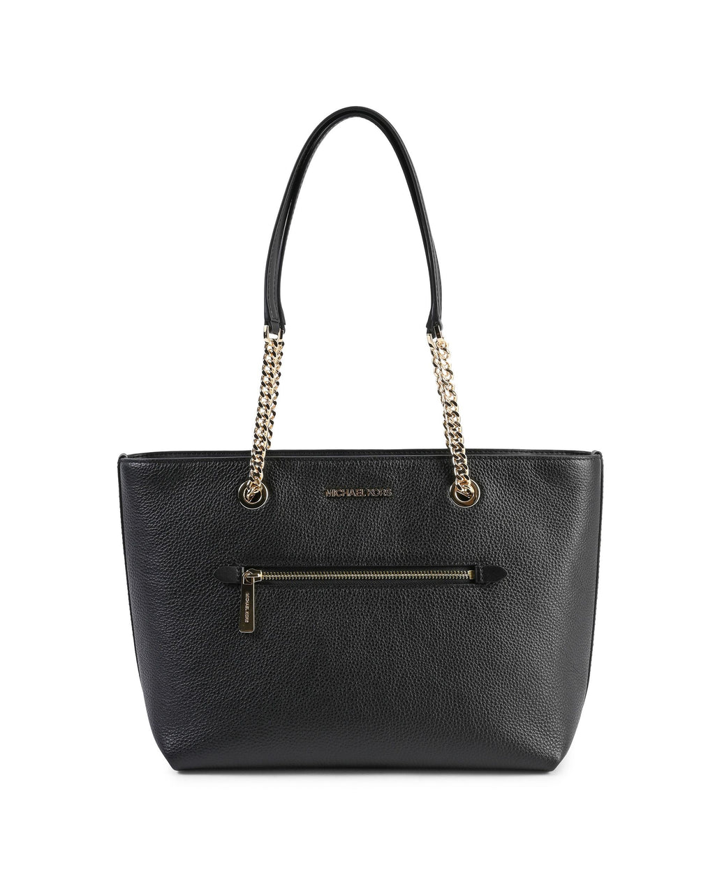 Borsa tote media con cerniera frontale e catena Michael Kors 35F2GTTT2L NERA