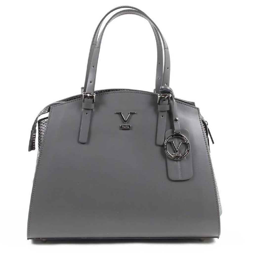Borsa da donna V 1969 Italia V016-S RUGA STAMPATO GRIGIO