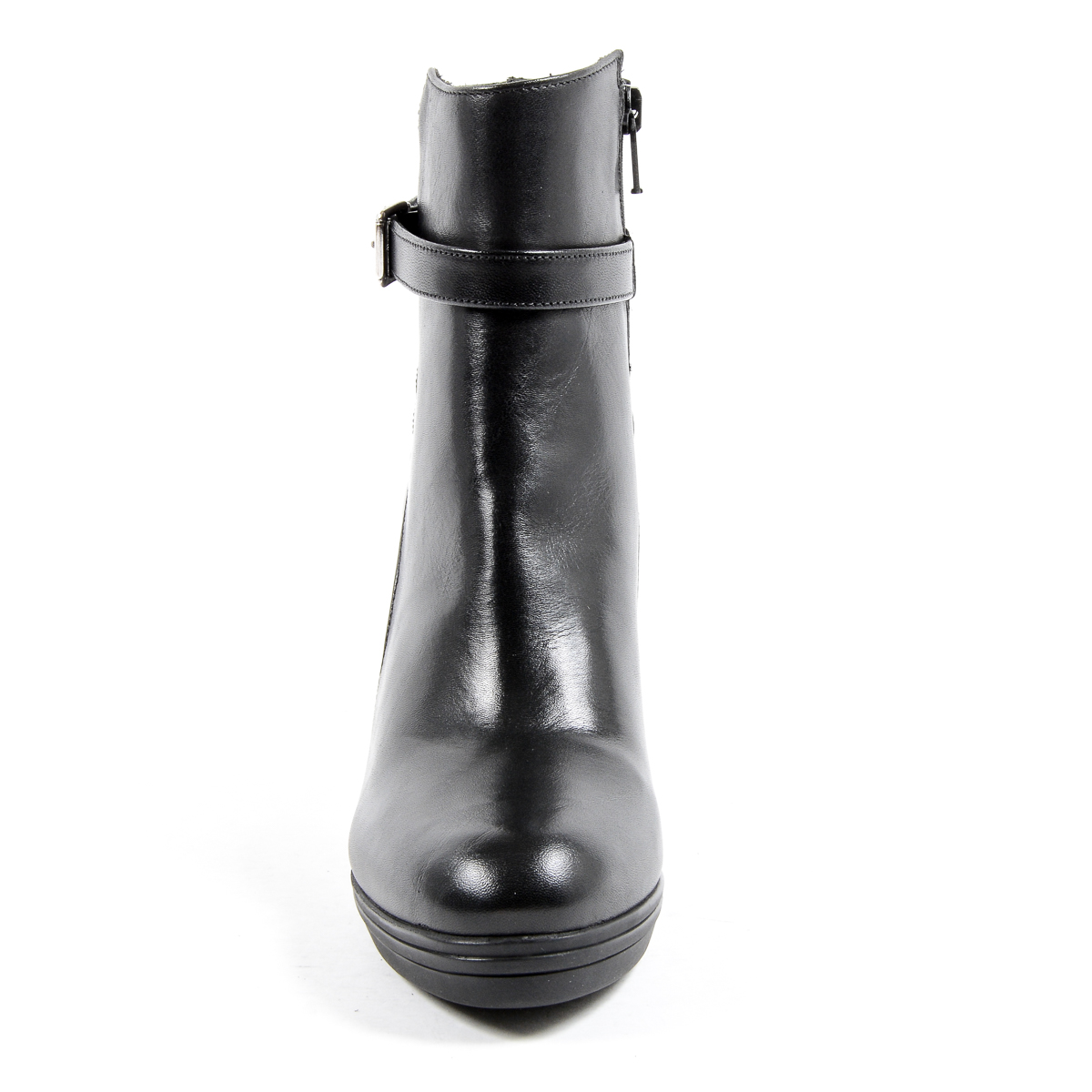 V 1969 Italia Stivaletto con tacco da donna nero SAMANTHA