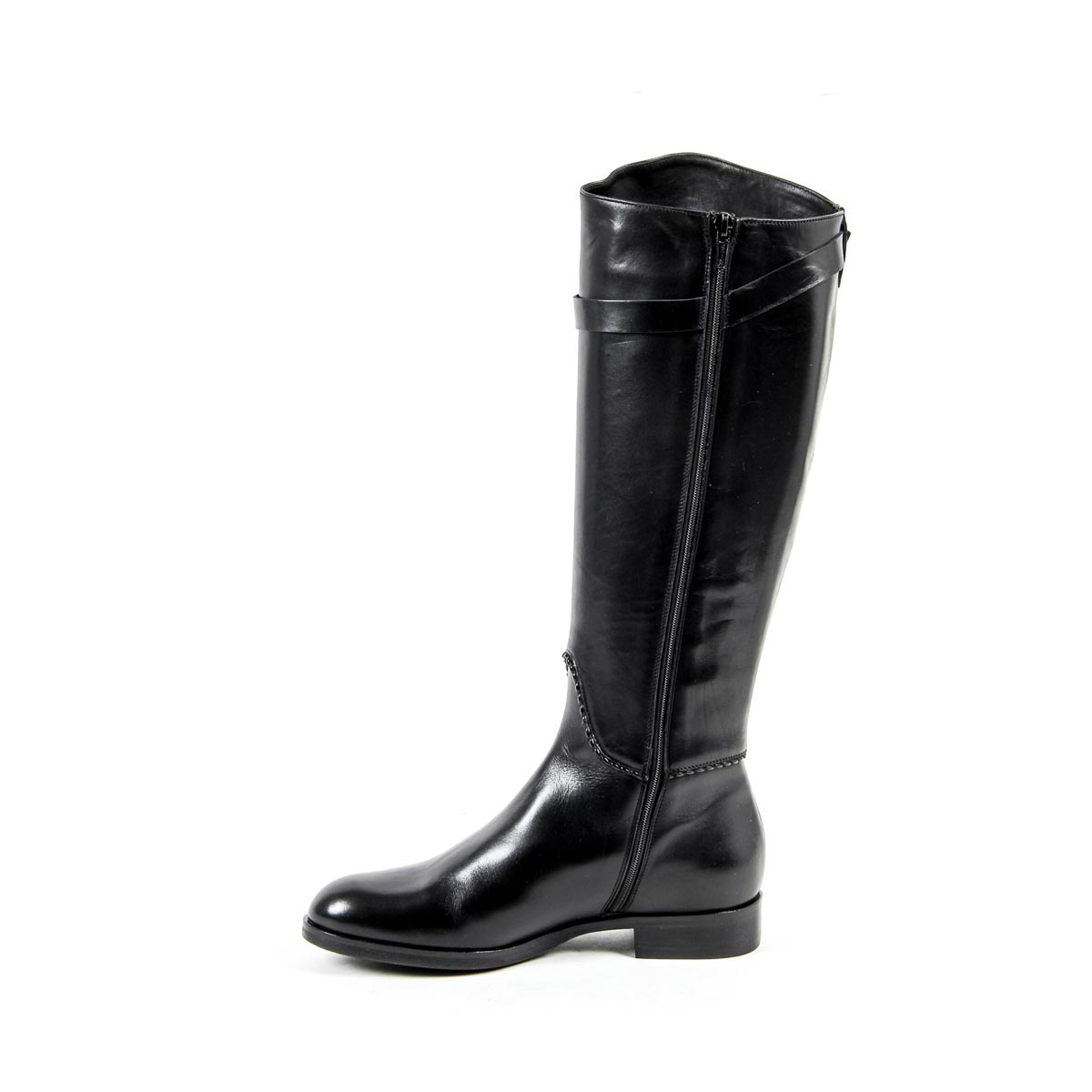 V 1969 Italia Womens High Boot B2414 VITELLO NERO