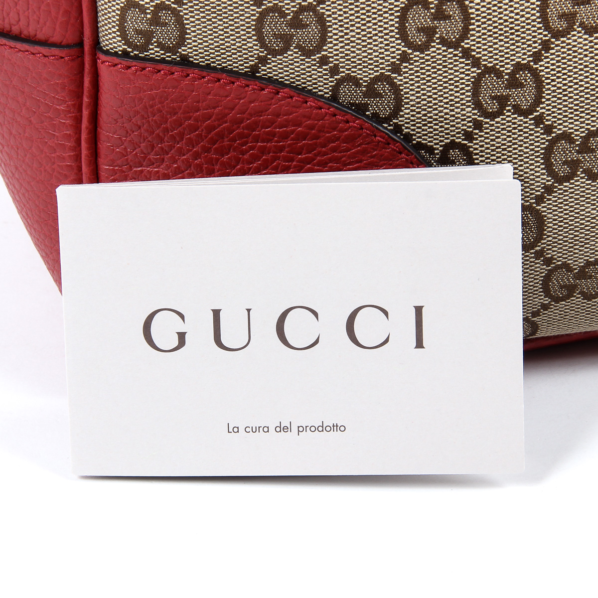 Borsa a mano da donna Gucci GG Guccissima rossa 449242 8606