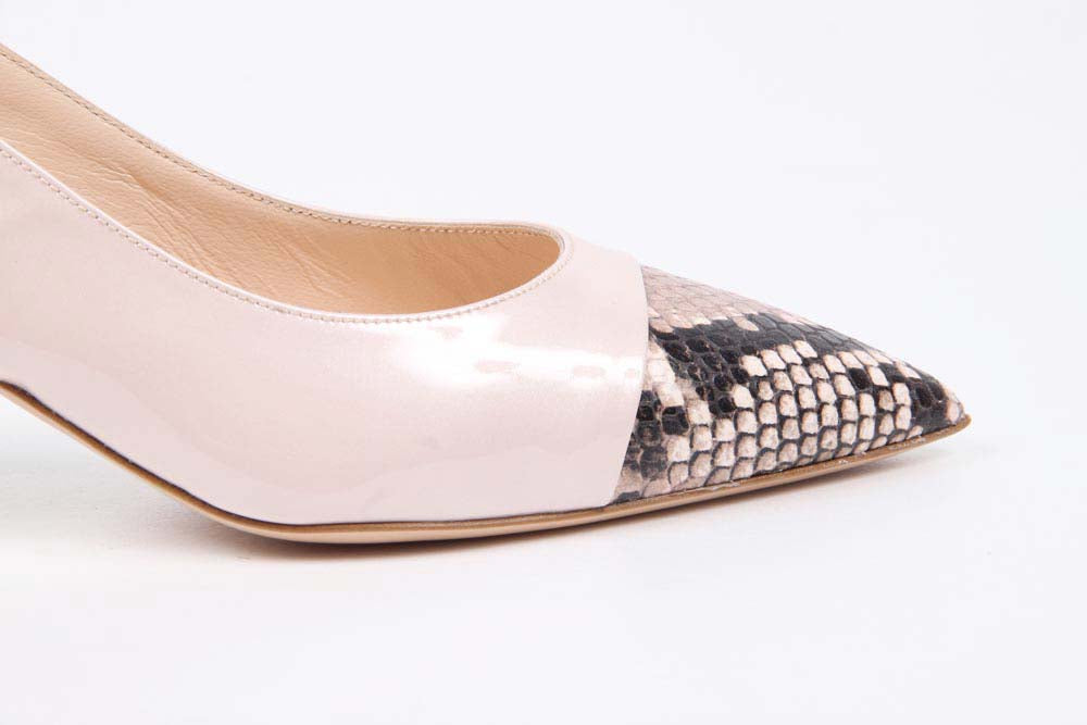 V 1969 Italia Womens Slingback Pump 5532-LID55 PE DIAMANTCIP STAMPATO DIAMANT CIPRIA