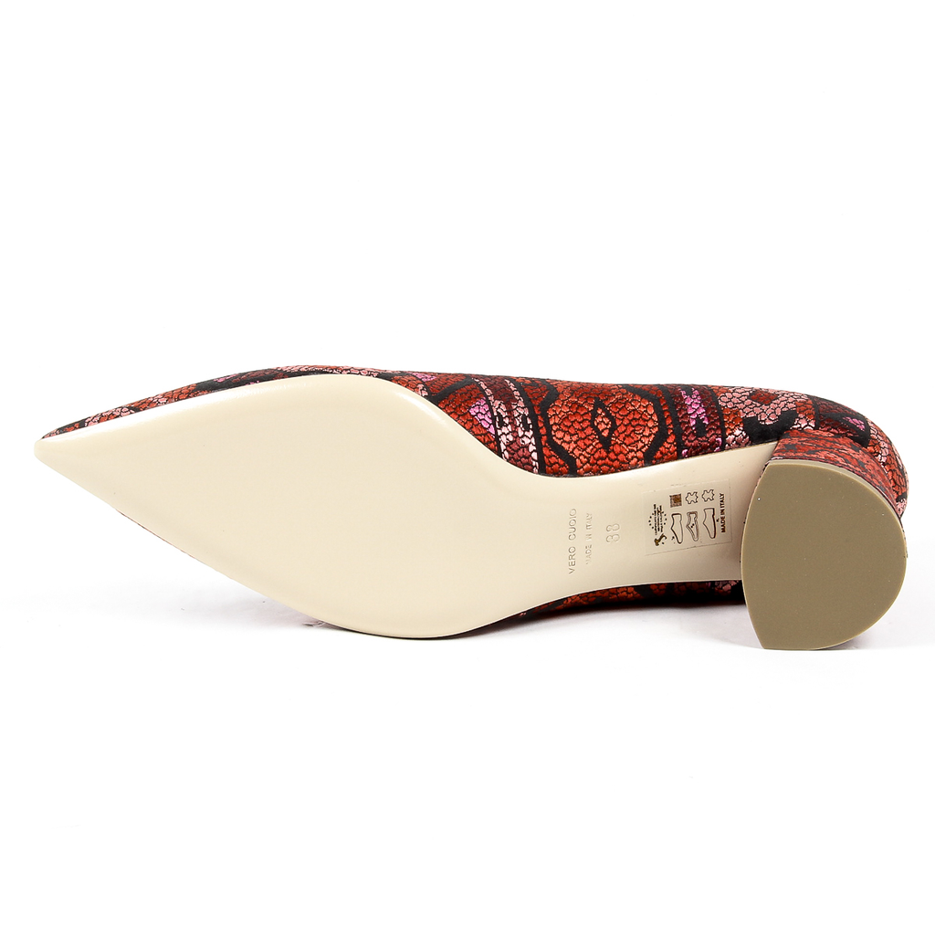 Andrew Charles Scarpe da donna con tacco multicolore in EVA