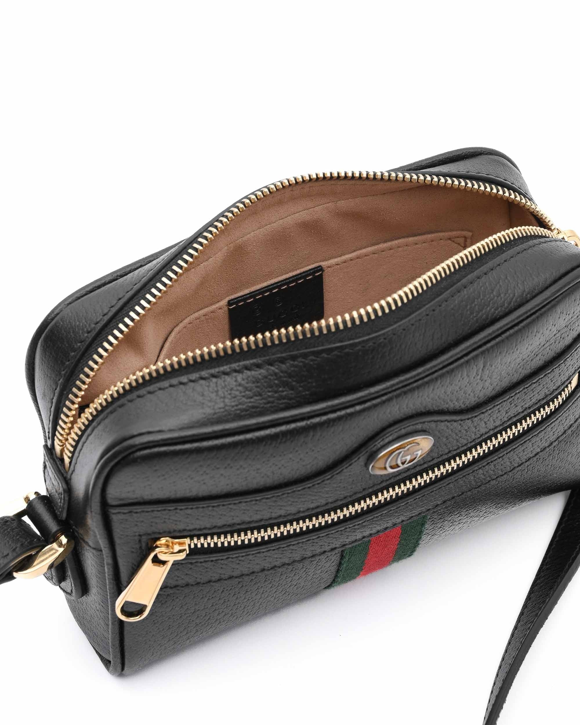 Borsa a tracolla in pelle Ophidia