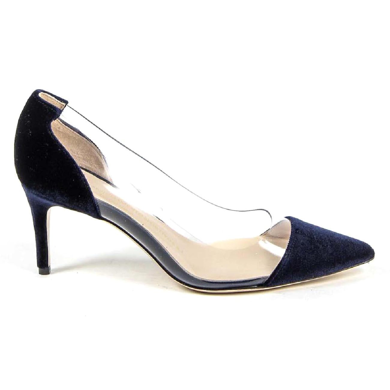 Décolleté da donna V 1969 Italia 3105124 VELLUTO BLU ROYAL