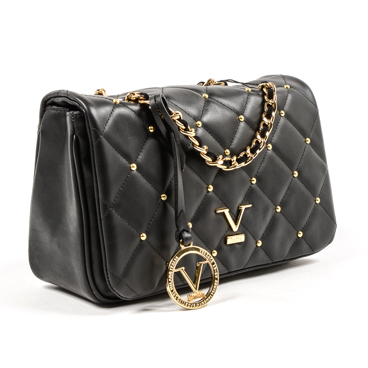 V 1969 Italia Borsa da donna nera MUMBAI