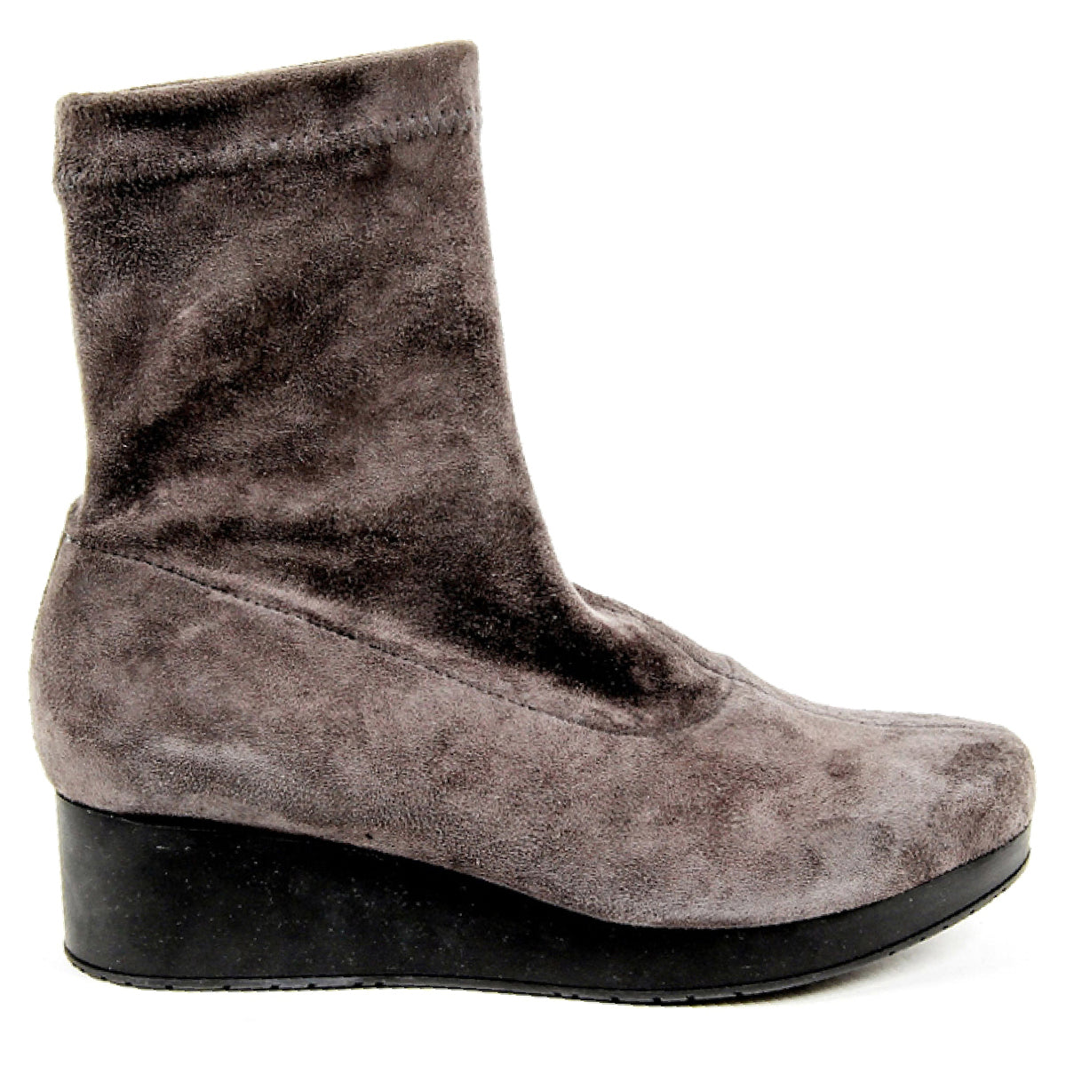 Robert Clergerie Paris Stivaletto corto da donna NERDALJ VELOURS STRETCH ANTHRACITE DBL