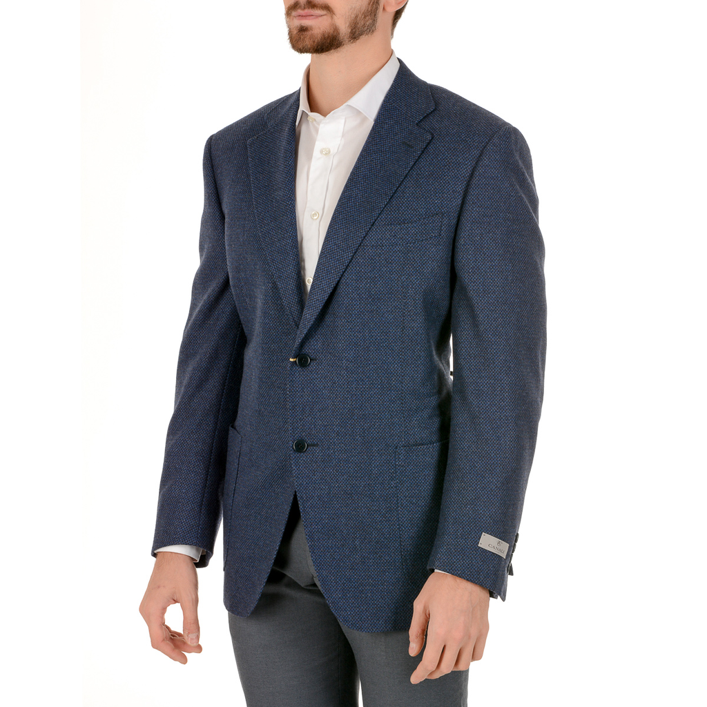 Giacca uomo Canali maniche lunghe blu