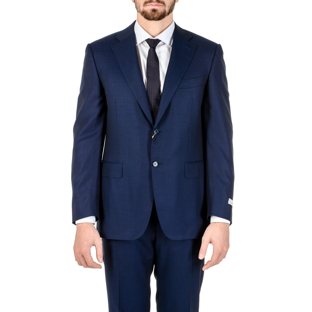 Canali Abito da uomo a maniche lunghe blu resistente all'acqua