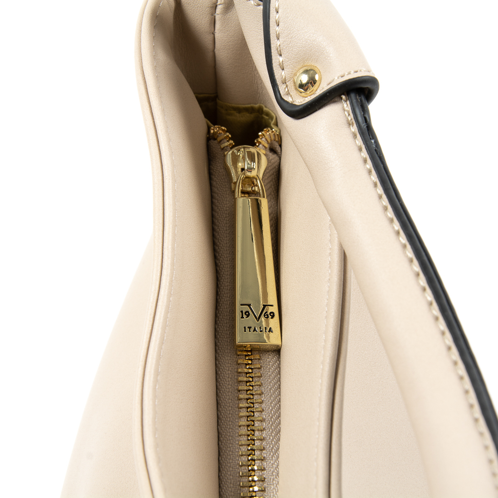 V 1969 Italia Borsa da donna Beige SANDRA