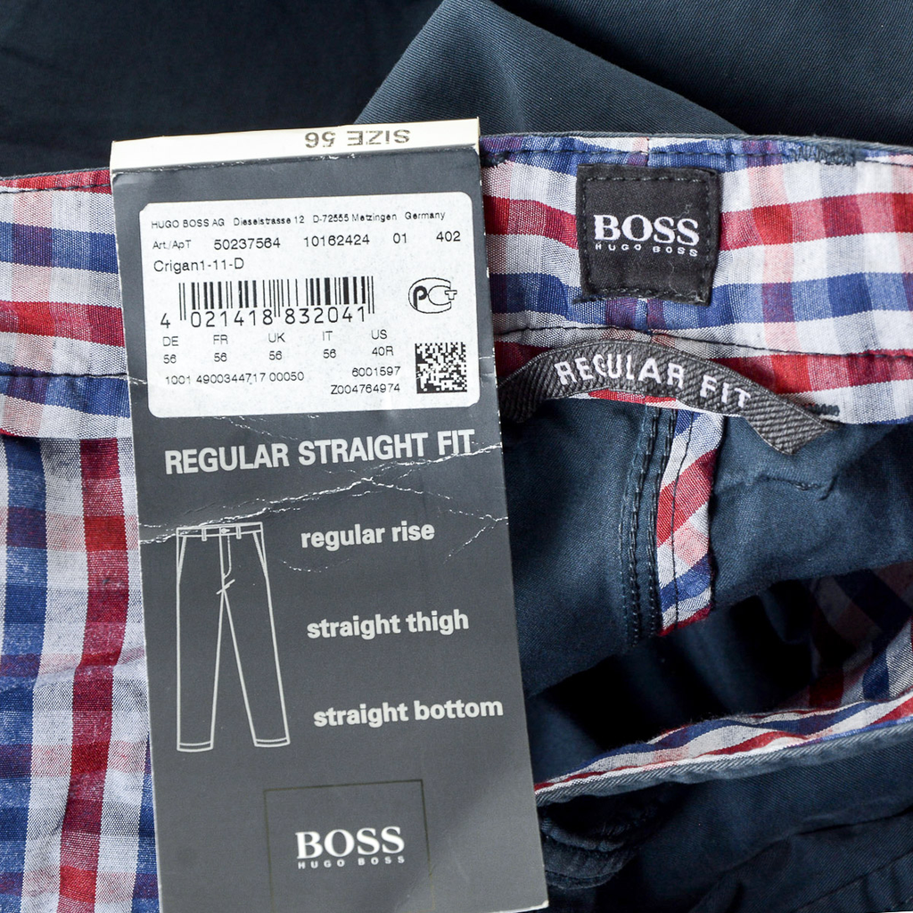 Pantaloni da uomo Hugo Boss blu CRIGAN