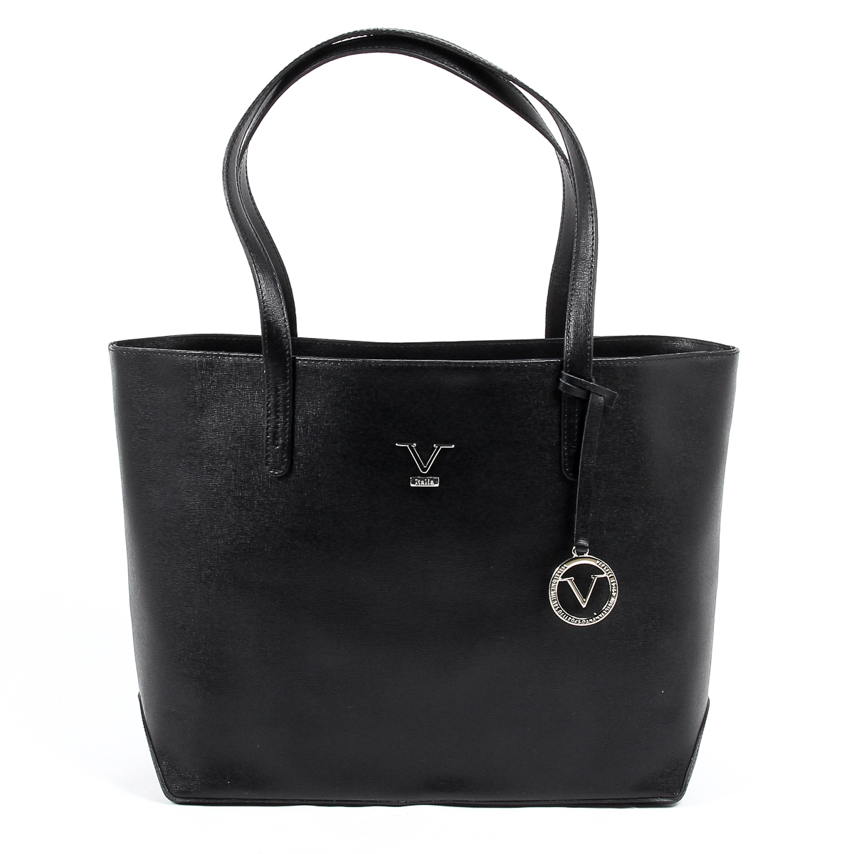 V 1969 Italia Borsa da donna nera VIENNA