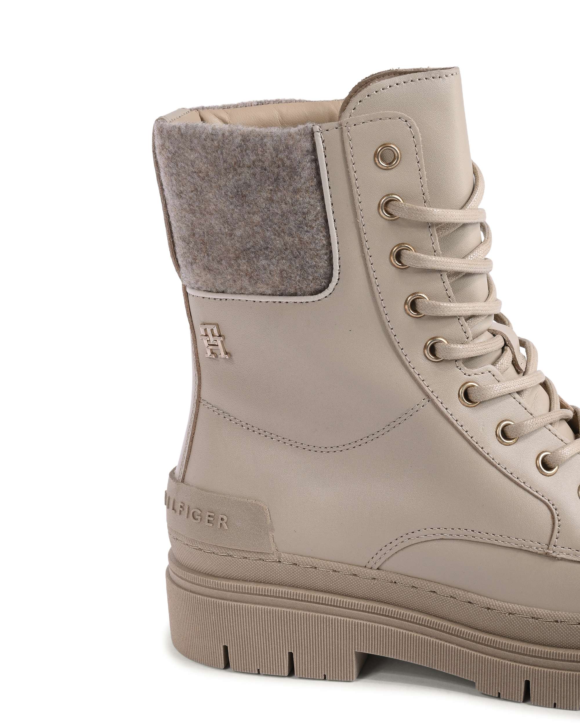 Tommy Hilfiger Stivali da donna BEIGE FW0FW07500ABO
