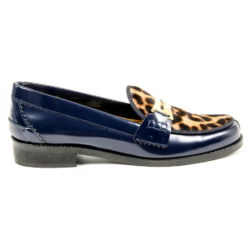 Mocassini Avec Modération da donna FRIDA BLU LEOPARDO