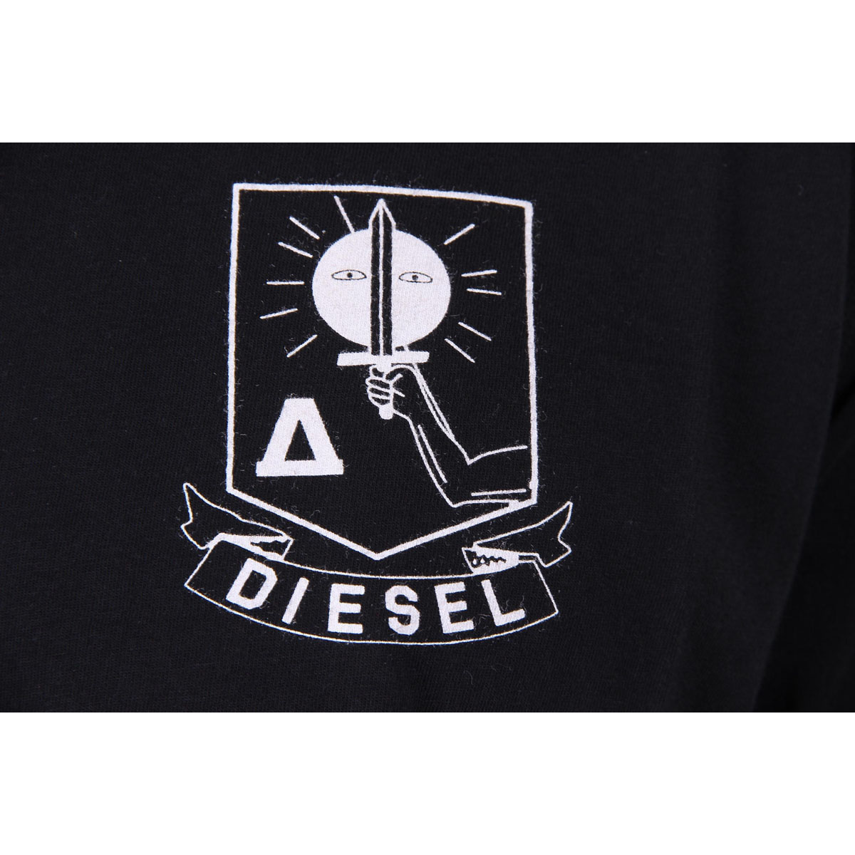 Diesel T-shirt da uomo a maniche corte con scollo rotondo 00SHC0 0JAHZ 900 T-OKE