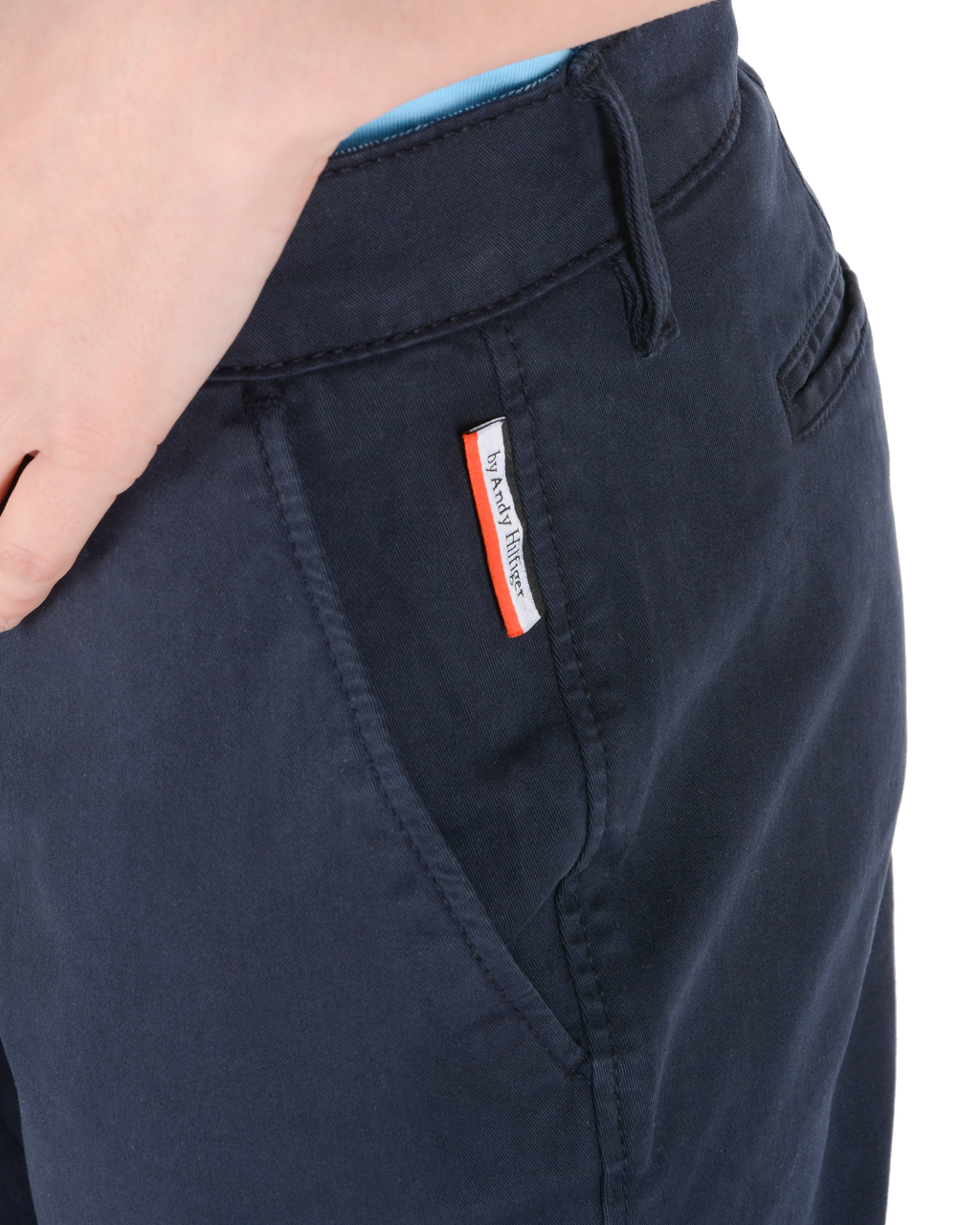Pantaloni da donna Andrew Charles Regular Fit YOKO NAVY