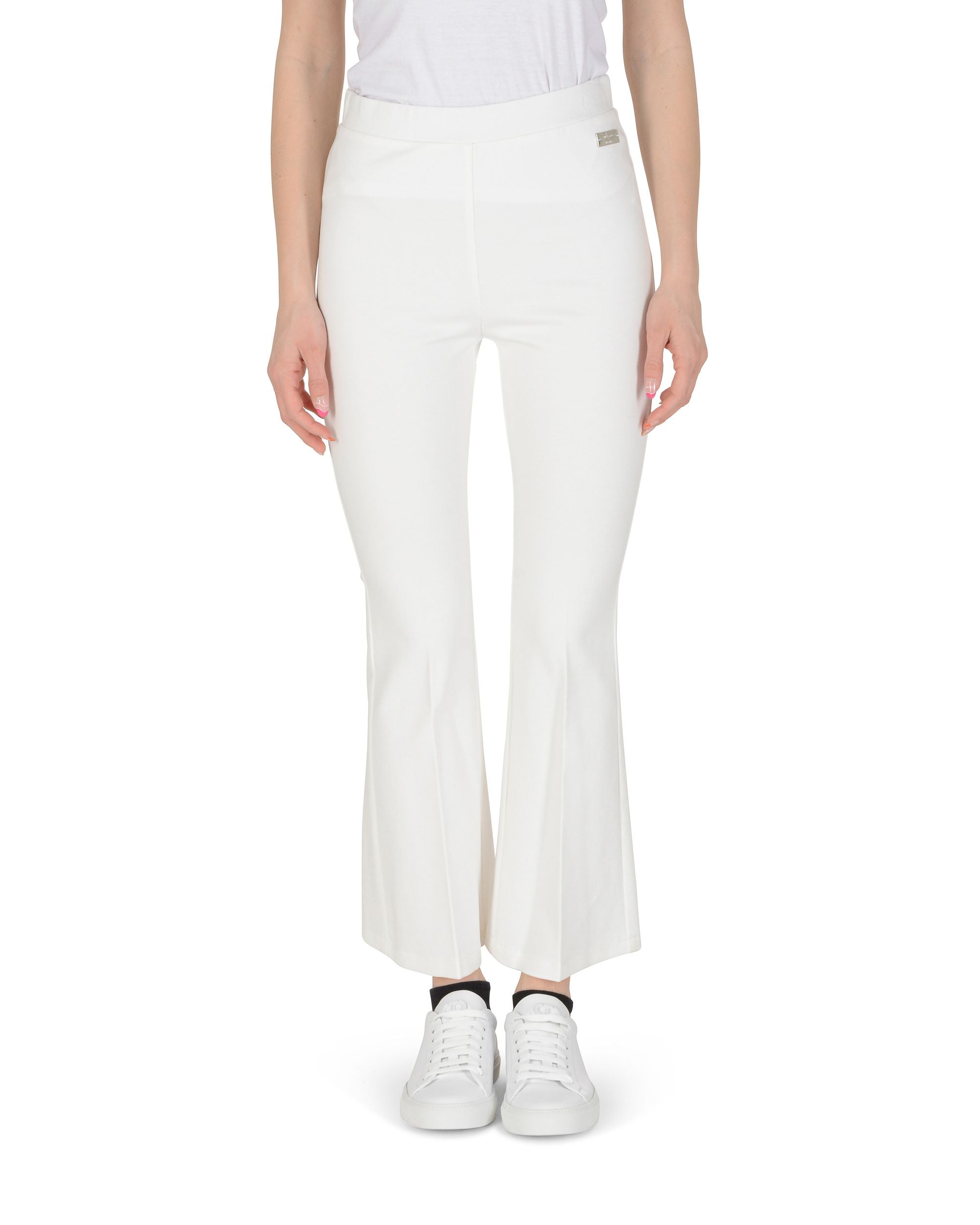 19V69 Italia Pantaloni da donna bianchi ZEPPELLIN WHITE