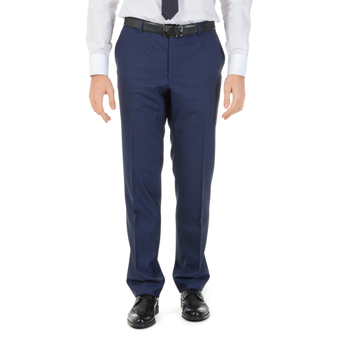 Abito da uomo Corneliani maniche lunghe blu Super 110's