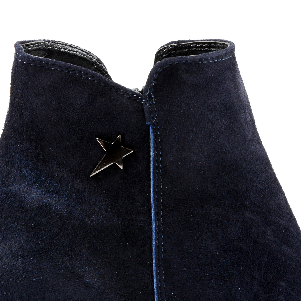 Stivaletti con tacco da donna Andrew Charles Blu SHERYL