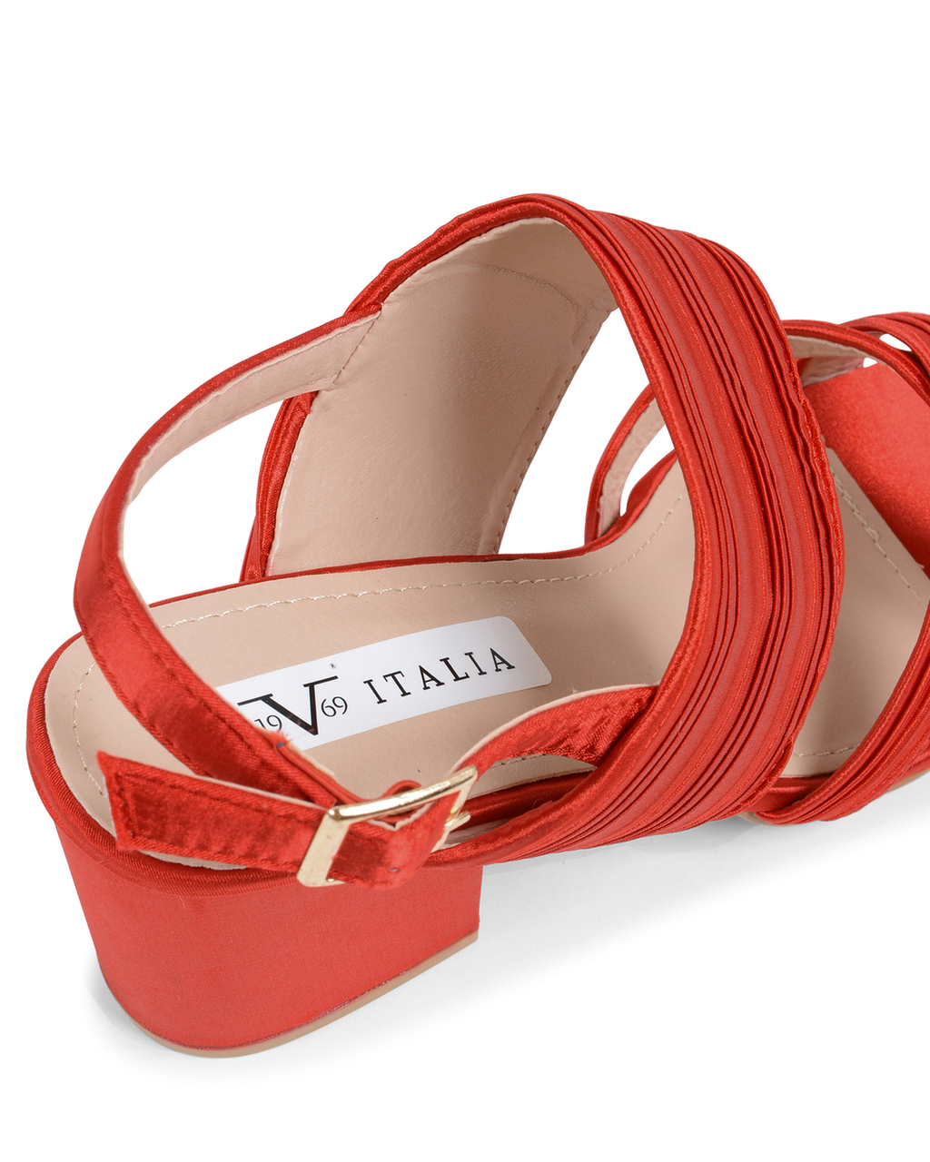 19V69 Italia Sandalo con cinturino posteriore da donna rosso V31 ROSSO