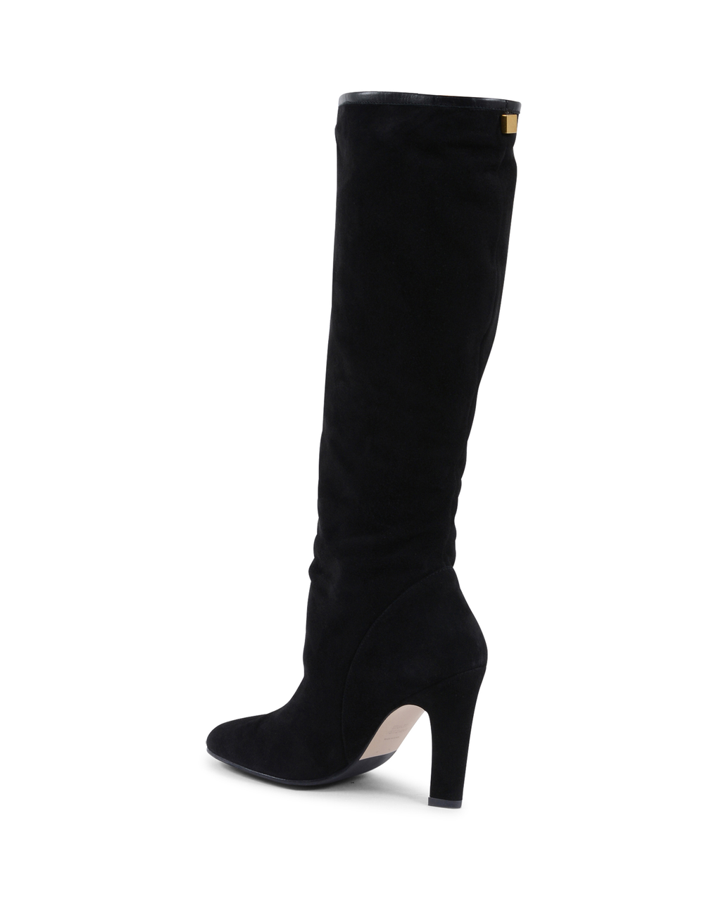 Stuart Weitzman Stivale alto da donna nero CHARLIE