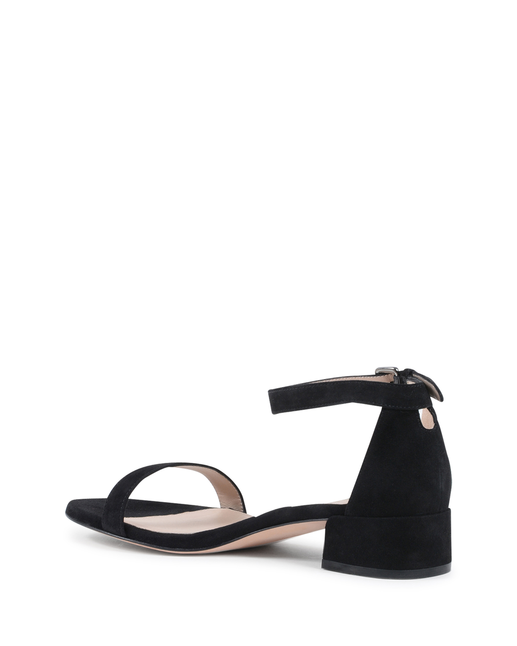 Stuart Weitzman Sandalo con cinturino alla caviglia da donna nero NUDISTJUNE