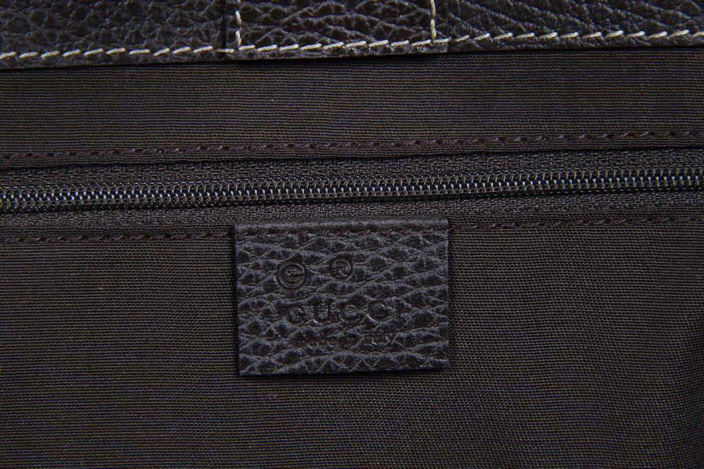 Gucci GG tote borsa in tela rivestita di bambù 354665 520981