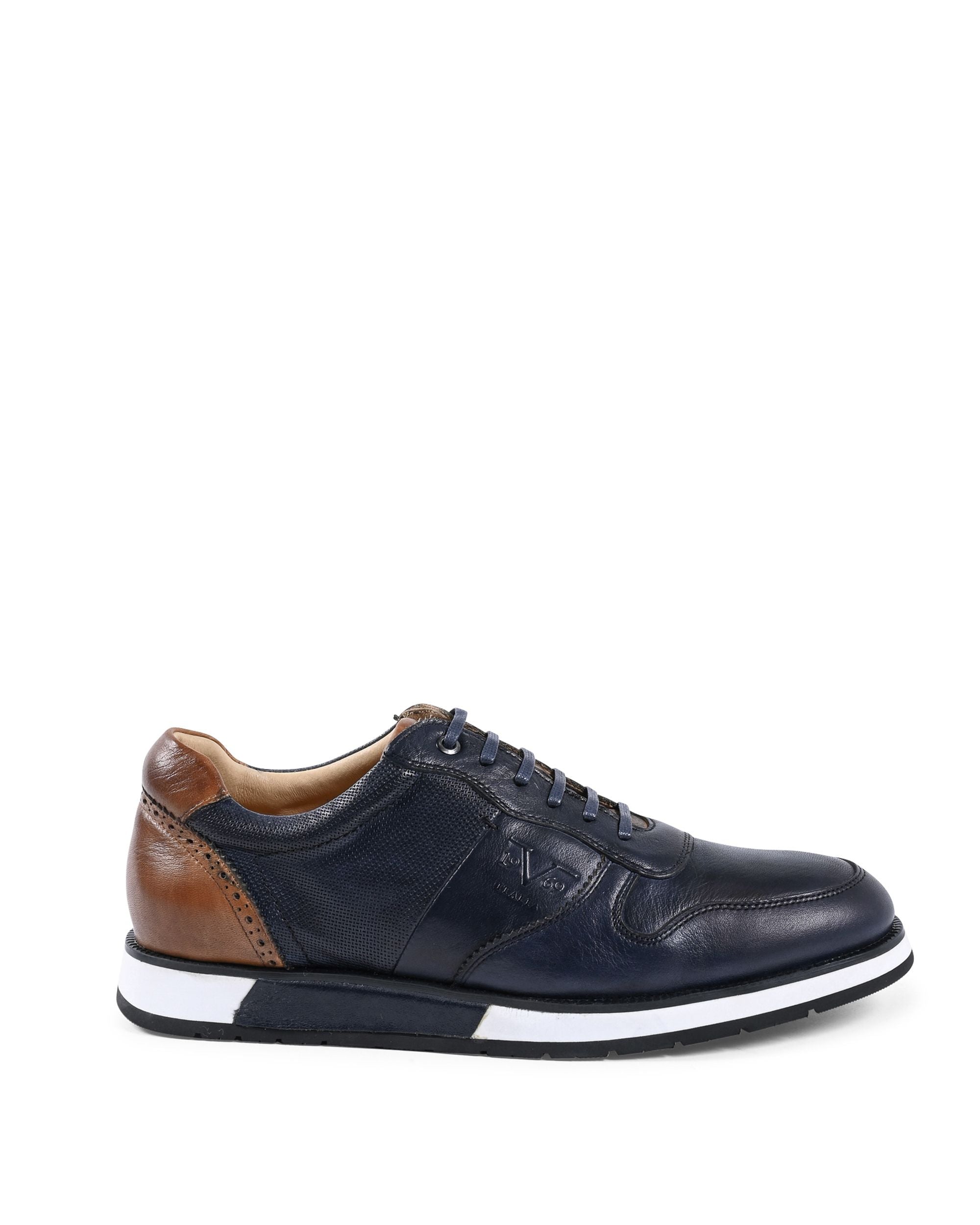 19V69 Italia Sneaker da uomo blu navy YO Y375-A3 NAVY