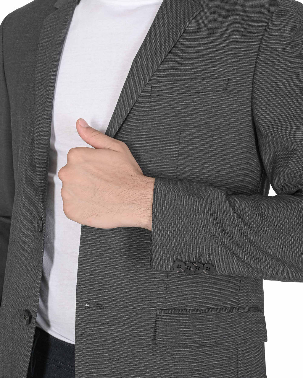 Calvin Klein Blazer da uomo grigio K1IK101985038